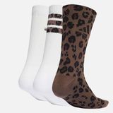 Adidas 3-pack Leopard Sokken bruin Textiel - Maat 42