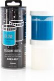 Clone-A-Willy - Refill Glow in the Dark Blue Silicone
