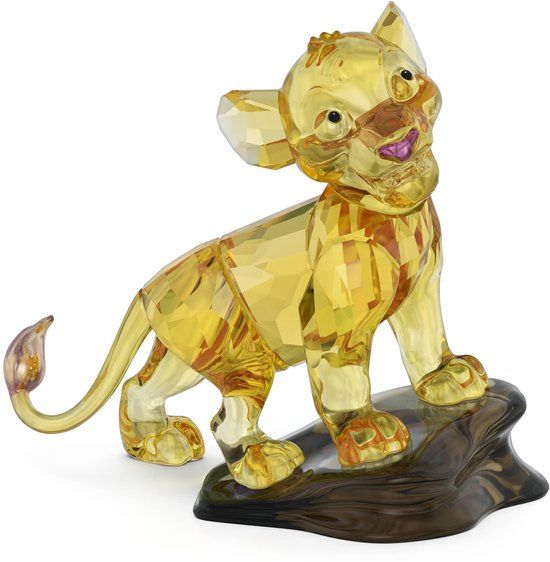 Swarovski The Lion King Simba 5681811 | goudkleurig kristal figuur