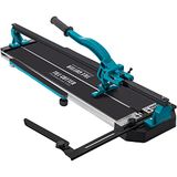 Handmatige tegelsnijmachine, 35-1200 mm, tegelsnijder, aluminium, infrarood laserpositionering, dubbele geleiderail, antislip rubberen handgreep, voor keramische tegels, vloertegels