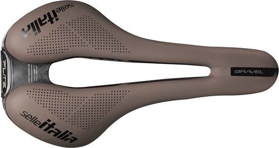 Selle Italia Flite Boost Gravel Superflow Ti 316 Zadel Bruin 145 mm