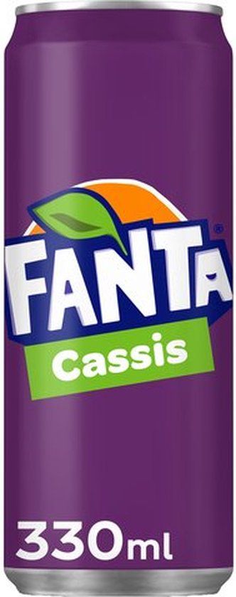 Fanta Cassis - 24 x 33cl - Sleek Can