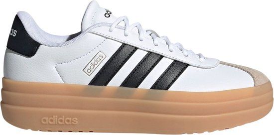Adidas VL Court Bold Sneakers Dames - Wit - Zwart - Maat 38 2/3 - IH3083