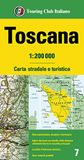 Toscana Libri GmbH Carta stradale e turistica- Tuscany