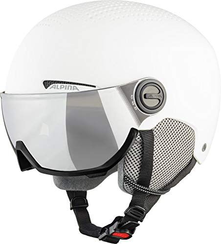 Alpina ARBER VISOR Skihelm - white matt - 51-55 cm - Unisex - 2022 model