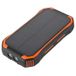 Orange 30000mAh Power Bank Solaire Résistant à l'eau avec Chargeur sans Fil