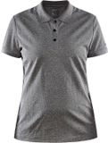 Craft Unify Polo Dames - Grijs Gemeleerd | Maat: XXL