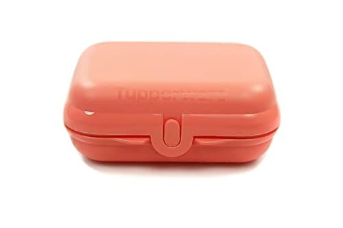 Tupperware Twin to Go zalm broodtrommel container lunchbox Twin klein maat 2 38125