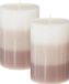 Atmosphera Geurkaars Nina - 2x stuks - Vanille - 45 branduren - 7 x 10 cm
