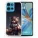Cokitec Motorola G75 5G Animal Cat America Versterkte hoes