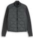 Tom Tailor Hybride gewatteerde jas met gebreide details - Darkest Olive - Maat XL