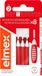 Elmex Interdentale Ragers 0,9 mm – Maat 2 Rood | 8 stuks