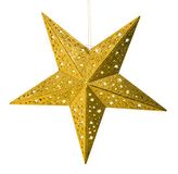 TV Unser Original christmaxx led-houten ster met glitterdecoratie 60 cm, rood/goud 04715
