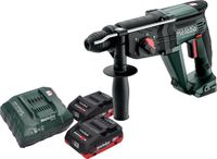 Metabo KH 18 LTX 24 accu combihamer 18 V 2.1 J SDS Plus + 2x LiHD accu 4.0 Ah + lader