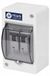 Hilark cable tech Wandmontage stroomverdeeler, IP20, met 2x 1-polige beveiligingsautomaten, 16A