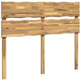 vidaXL Live Edge Hoofdbord ROSTOCK Wit 135 cm Massief Acaciahout