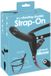 ORION Versand GmbH & Co. KG Strap-on avec dildo interne et externe vibrant - Noir