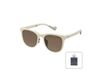 Beneunder FD01h Boston Lunettes de soleil pliantes - Monture blanc mat + Verres marron - F (Taille unique)