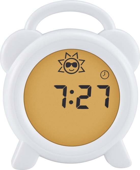 Alecto BC-100 - Kinderwekker met Nachtlamp - Wit