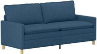 vidaXL Bank Blauw Stof 196 x 81 x 87,5 cm
