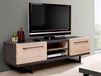 Mobistoxx Viazzo Tv-meubel VIAZZA 2 deuren dark stone/castella
