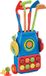 Pure4Fun - Grand set de golf pour enfants - 4x clubs de golf - Plastique - Bleu/Rouge/Orange/Jaune