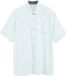 s.Oliver - Mannen - Licht turquoise - Gestructureerd katoenen overhemd - Lange mouw - Regular Fit - 3XL