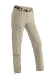 Maier Sports Dames wandelbroek Inara Slim Bruine Rijst