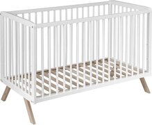 Cabino Baby bed / Ledikant Teresa met Verstelbare bodem - Wit 60 x 120 cm