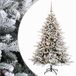 vidaXL Kunstkerstboom met kerstbal 150 cm 150 LED's Warmwit