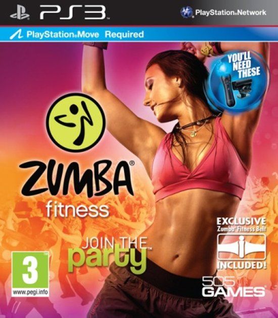 505 Games Zumba Fitness + Belt (PlayStation 3)