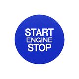 4R Quattroerre.it 17162 Start Engine stickers voor Alfa Giulia Stelvio en Tonale, blauw, 2 stuks