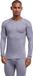 FALKE Wool-Tech Light Heren Top van onderlaag, Lange Mouw, Ronde Hals, Wol, Polyamide, Elastaan, Grijs, Maat M