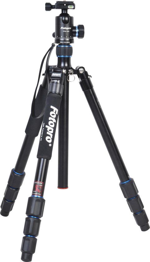 Rollei C6i Tripod - Black/Blue - Max. 173cm - 12kg Load - Includes Bag