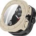 Wigento Samsung Galaxy Watch Ultra 47mm / Ultra 2025 Beschermhoes + gehard glas, beige