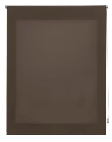 INTERBLIND Premium rolgordijn - 160x250cm - Lichtdoorlatend - Taupe