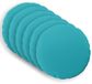 vidaXL - Taie d'oreiller - 6 pièces - HEERLEN - Turquoise - Ø 60 cm - Polyester