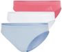 adidas Sportswear 3PK BIKINI - Sport Active Seamless - Packaged Panties – Damen Onderbroek - koraal, wit, lichtblauw