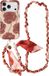 AVY Hoesje Met Telefoonkoord | Geschikt voor Apple iPhone 17 Pro Max | Compatibel met MagSafe & Qi2 | Hard Shell Back Cover | Stijlvol Bijpassend Koord Crossbody (120CM) | Botanique Roses