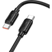 HOCO X115 USB-C Data and Charging Cable - USB-C, 240W, 1m, Black