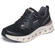 Skechers Glide-step Pro Sneakers voor dames, Synthetische taupe rand van zwart mesh