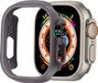 Strap-it Apple Watch Ultra PC hard case 49mm donkergrijs