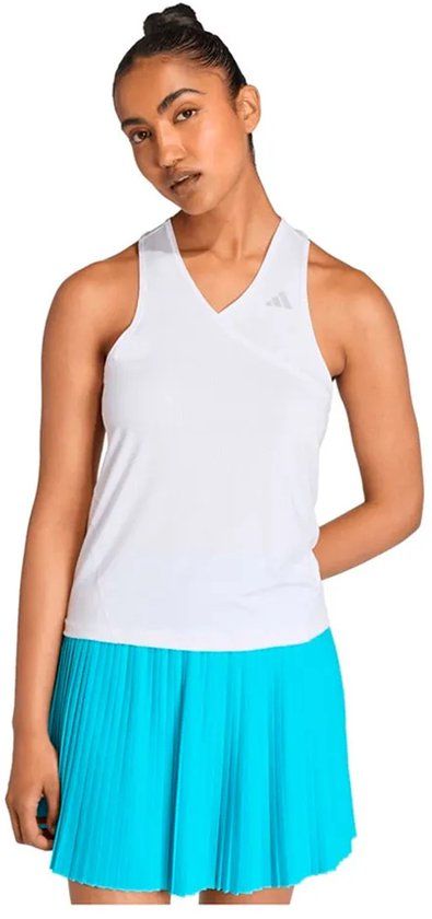 Adidas Club Tennis Climacool V-neck Mouwloos T-shirt Wit XL Vrouw
