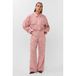 Studio AMAYA wide leg broek met plooien - lichtroze
