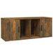 Meuble TV couleur chêne fumé 100x35x40 cm