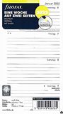 Filofax Personeel 1 week op 2 pagina's verticaal (Duits) 2022, 22-68440