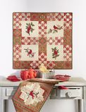 Joyeuses fêtes quiltées: 12 projets rouge tendance