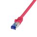LogiLink C6A074S netwerkkabel Rood 5 m Cat6a S/FTP (S-STP) Rond