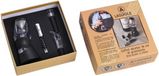 LAGUIOLE - Wijnbeluchtingsbox en 3 accessoires - plastic - zwart