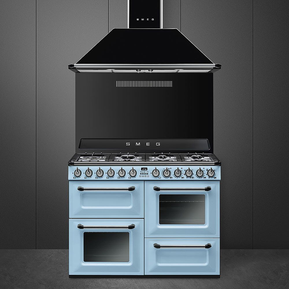 Smeg KT110BLE - Zwarte Muurmontage Afzuigkap - 554 m³/uur - A Energieklasse